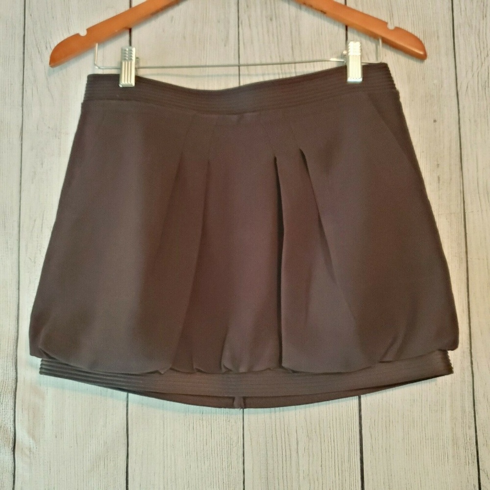 BCBG Maxazria Womens Silk Lined Mini Skirt Size 4